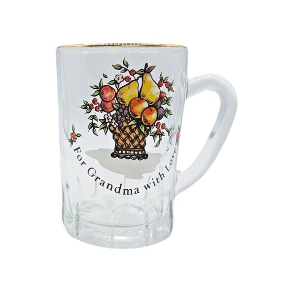 🍺Vintage Grandma Mini Mug 🎁 Shot Glass Toothpick Holder💐 - Picture 5 of 10